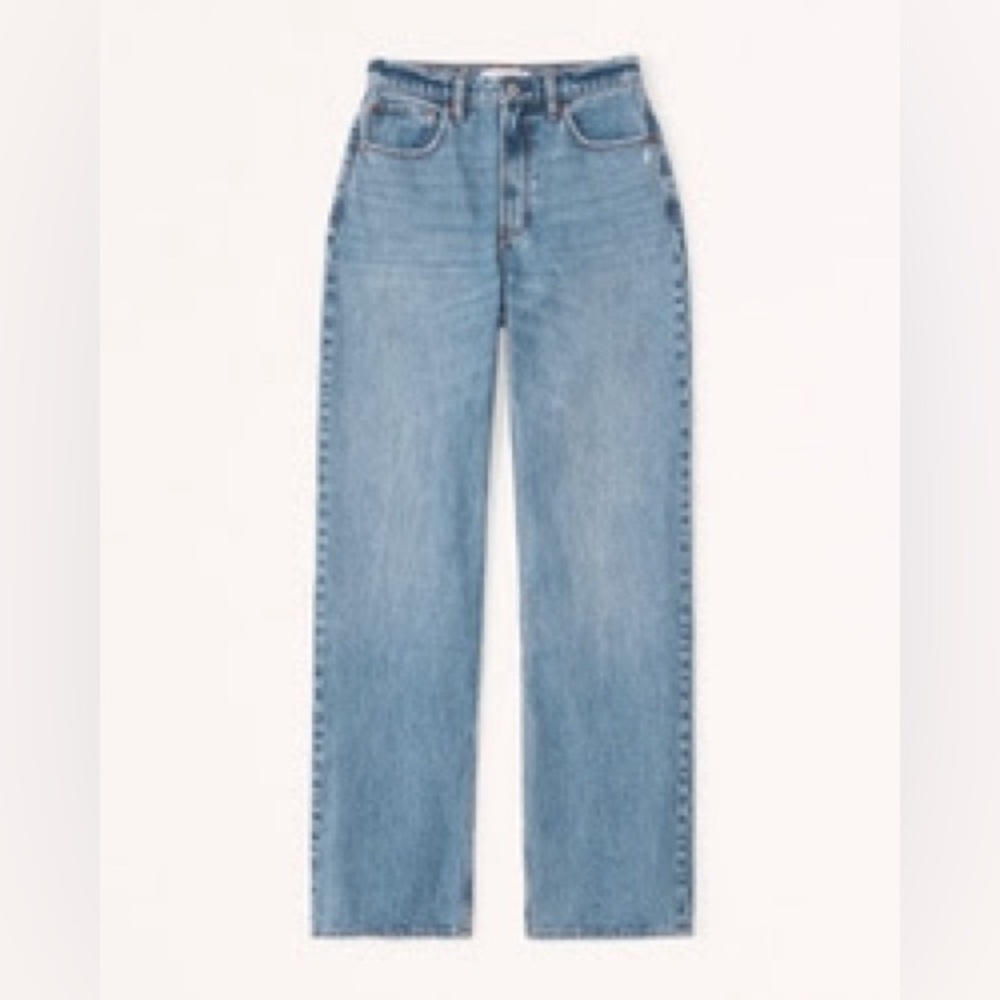 Abercrombie High Rise Blue Jeans - size 31 long